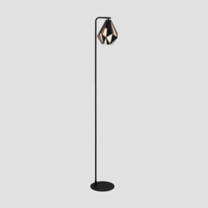 Lampadar vintage EGLO CARLTON 4 Negru cupru antichizat