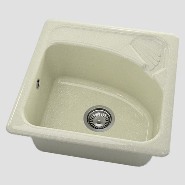 Chiuveta GRANIXIT cu sapuniera 211 Silver Stone