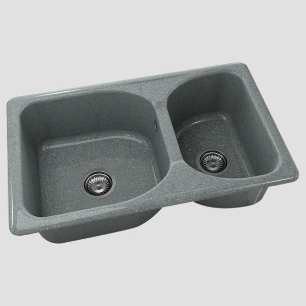 Chiuveta GRANIXIT Clasic cu 2 cuve 251 City grey